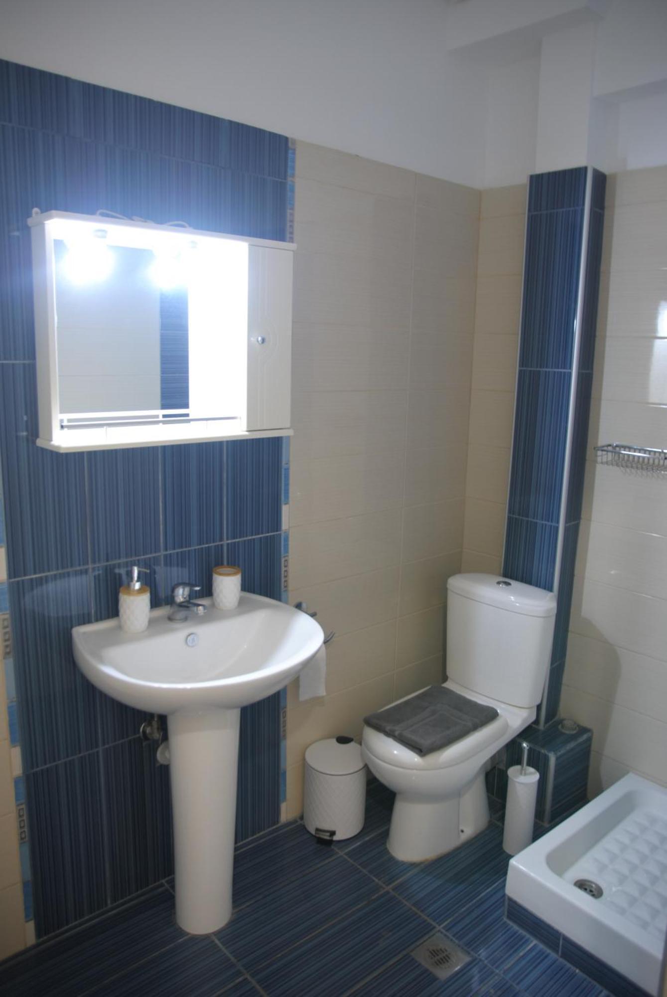 Light Blue Paralia Apartments Exterior foto